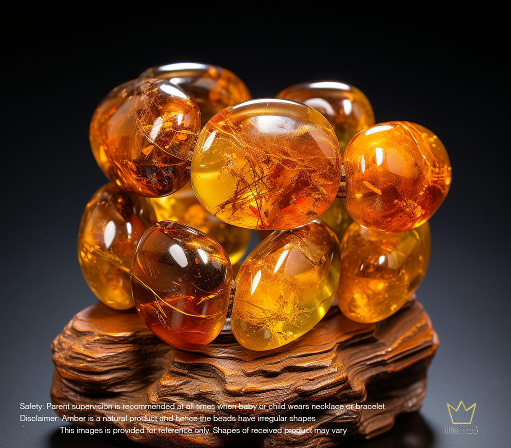 Amber Bracelet - Polished Cognac