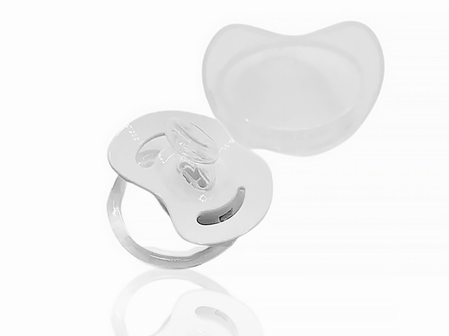 Personalised Pacifiers 3 pcs. - White