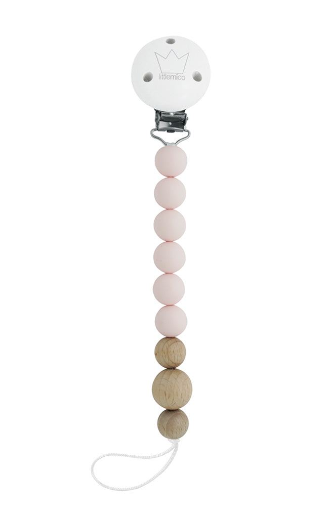 Sol pacifier holder - Powder Pink