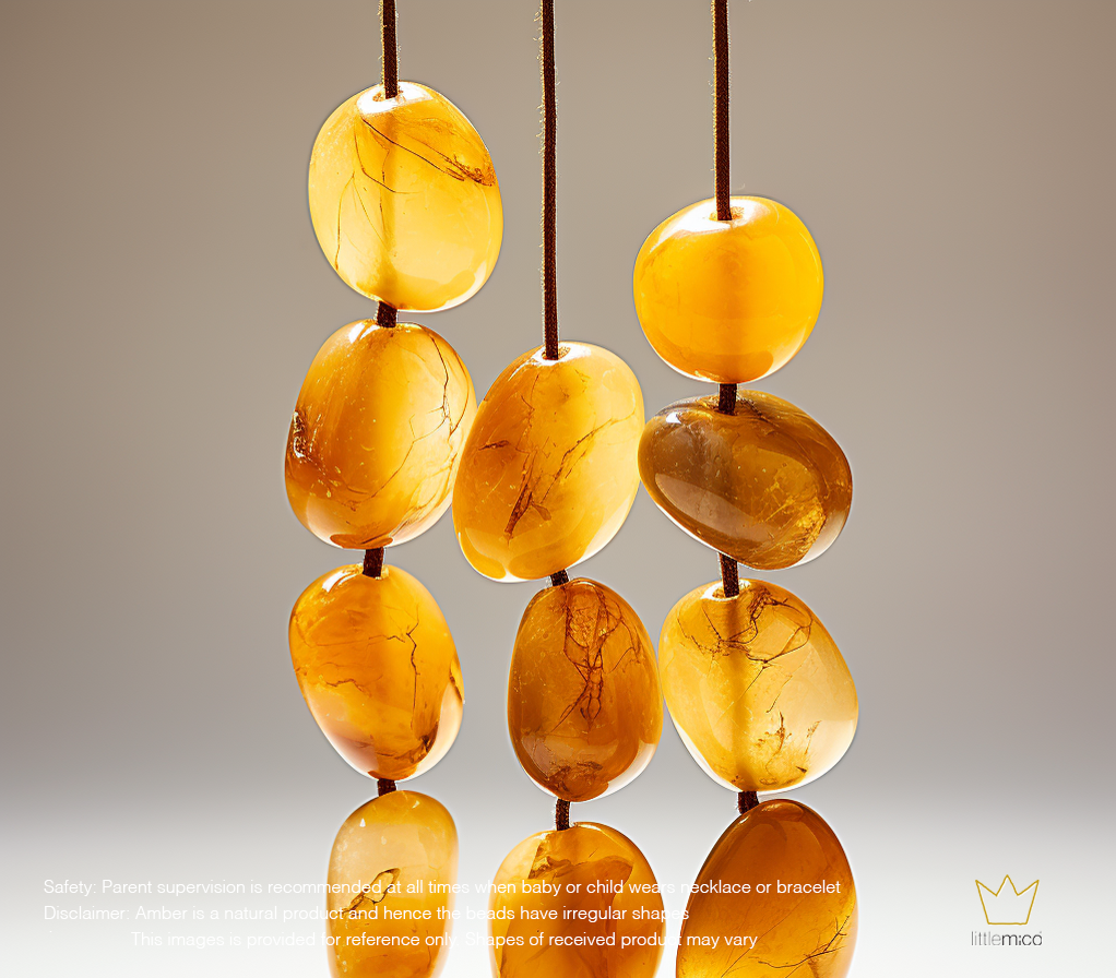 Amber Necklace - Polished Honey